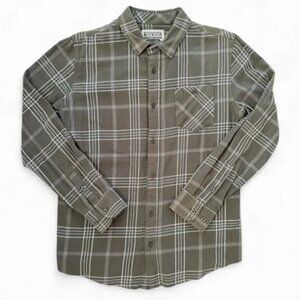 2/$10 Active Ride Shop Figgy Collection Green Button Down - Size Medium